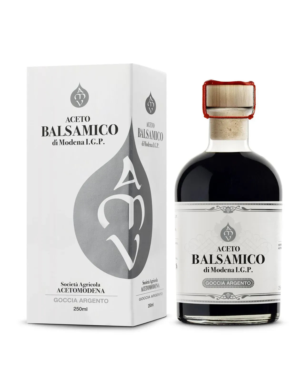 Acetomodena Balsamic Vinegar Goccia Argento (Silver) Med/High Density