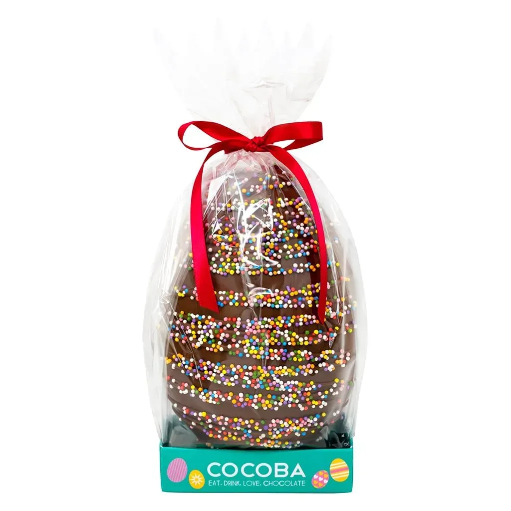 Cocoba Sprinkles Milk Chocolate Easter Egg