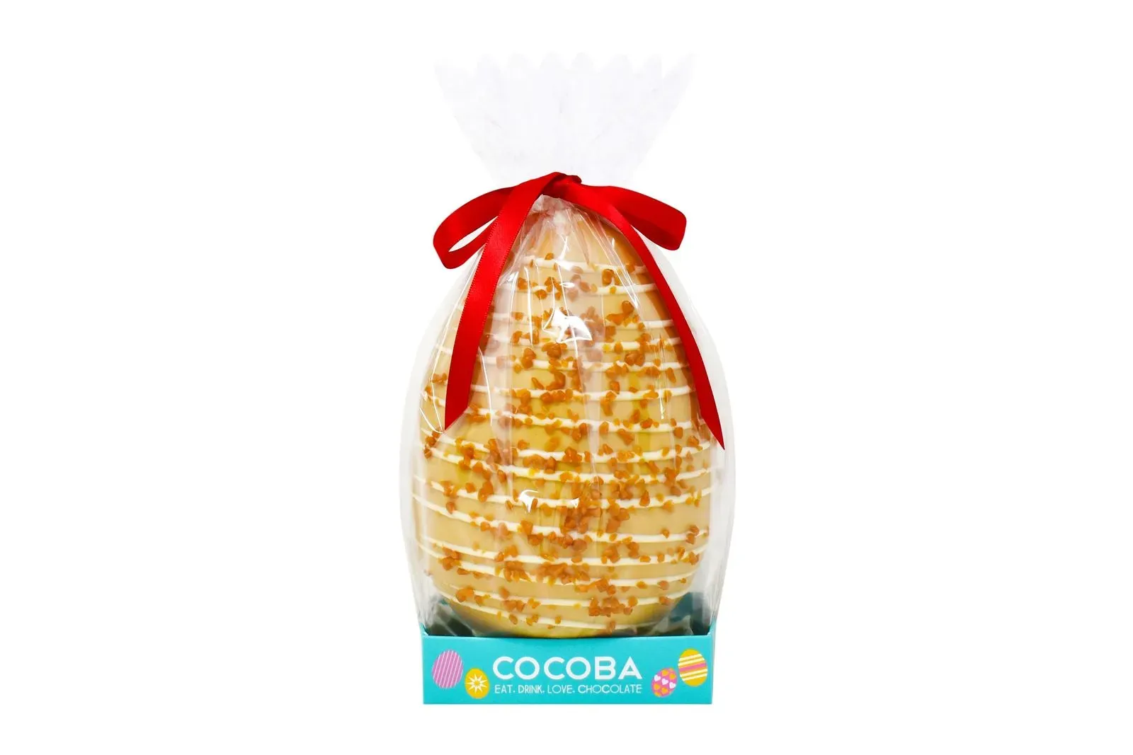 Cocoba Golden Caramel Easter Egg with Toffee