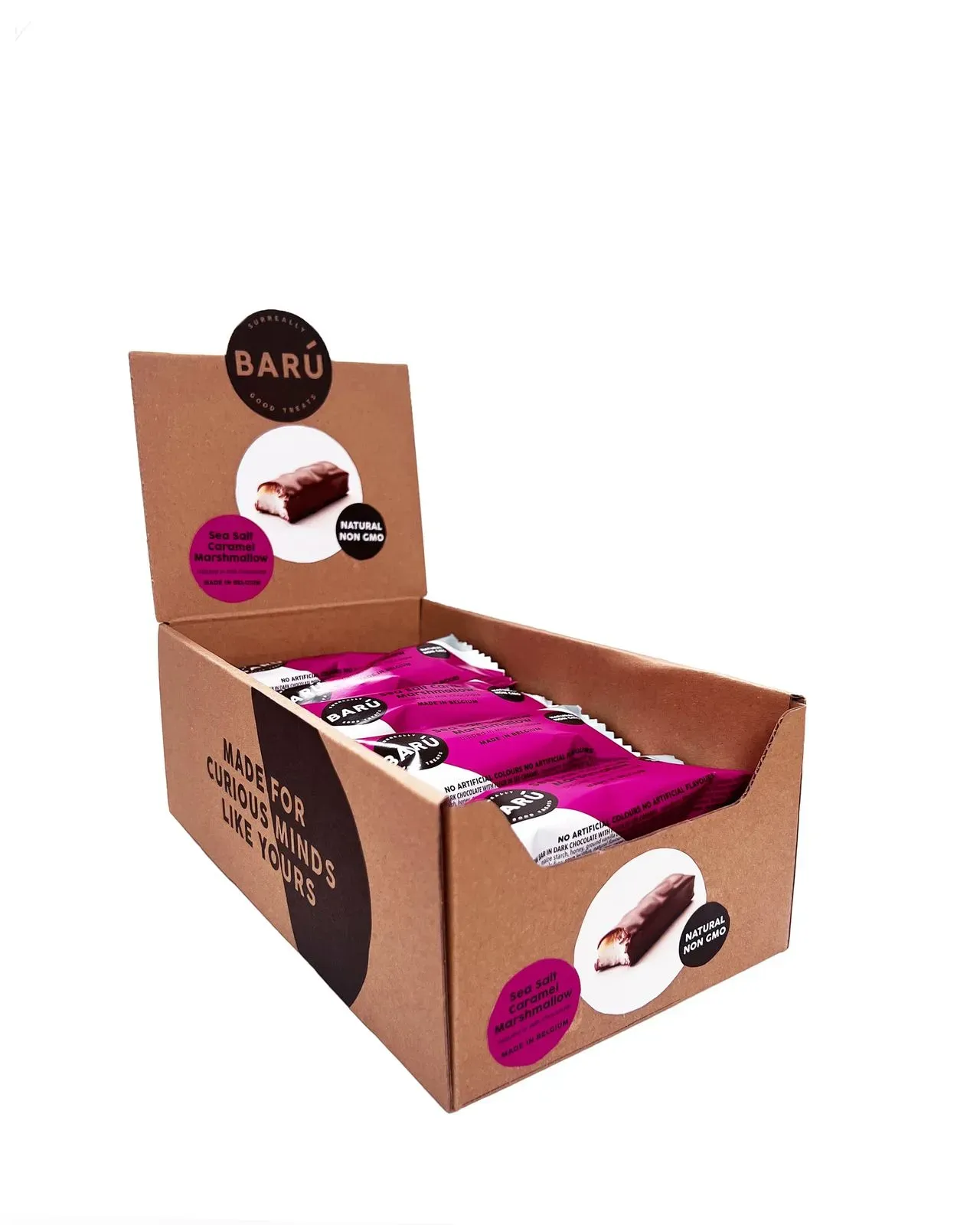 Baru Milk Chocolate & Sea Salt Caramel Marshmallow Bar
