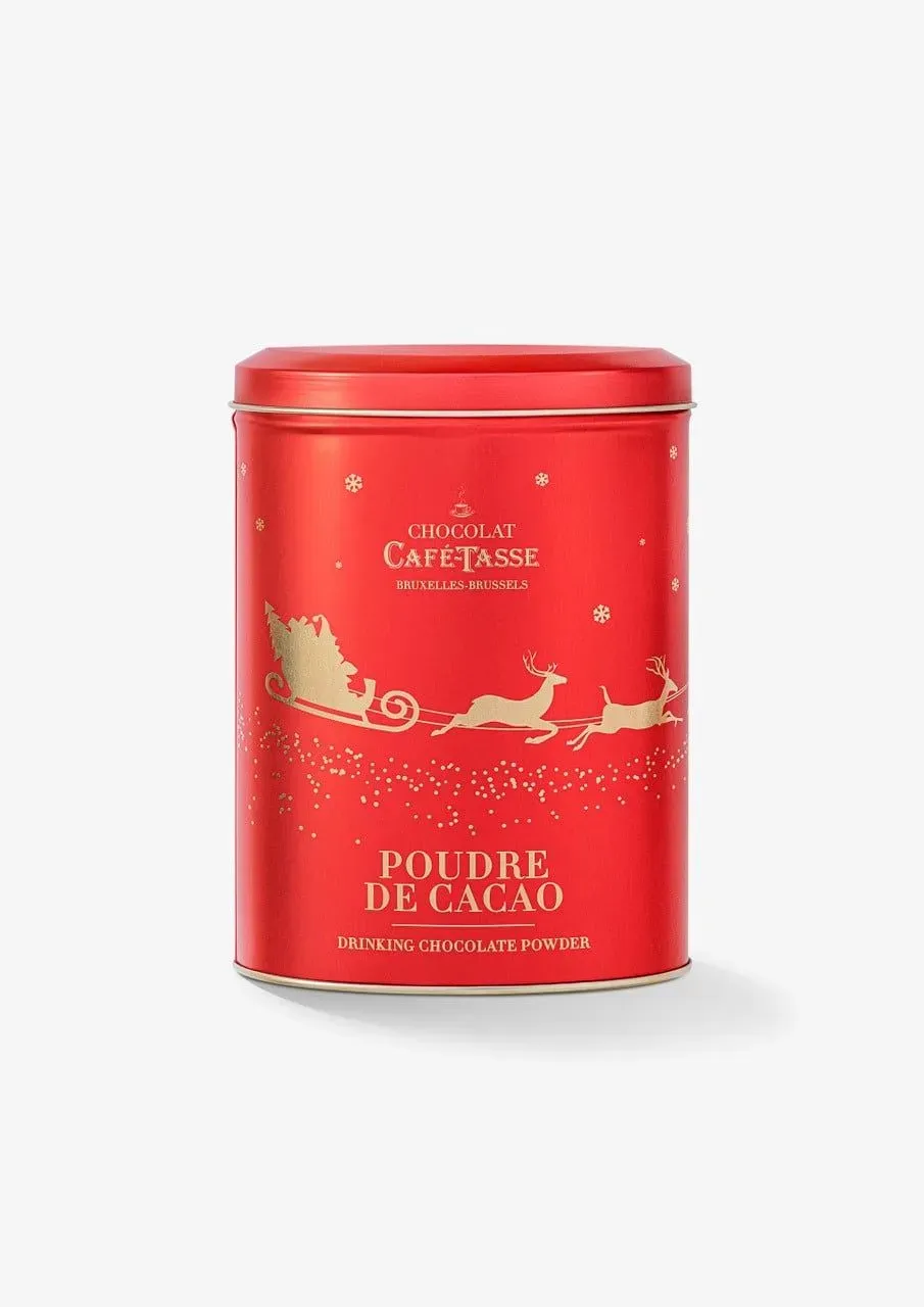 Cafe Tasse Christmas Cocoa Powder Tin