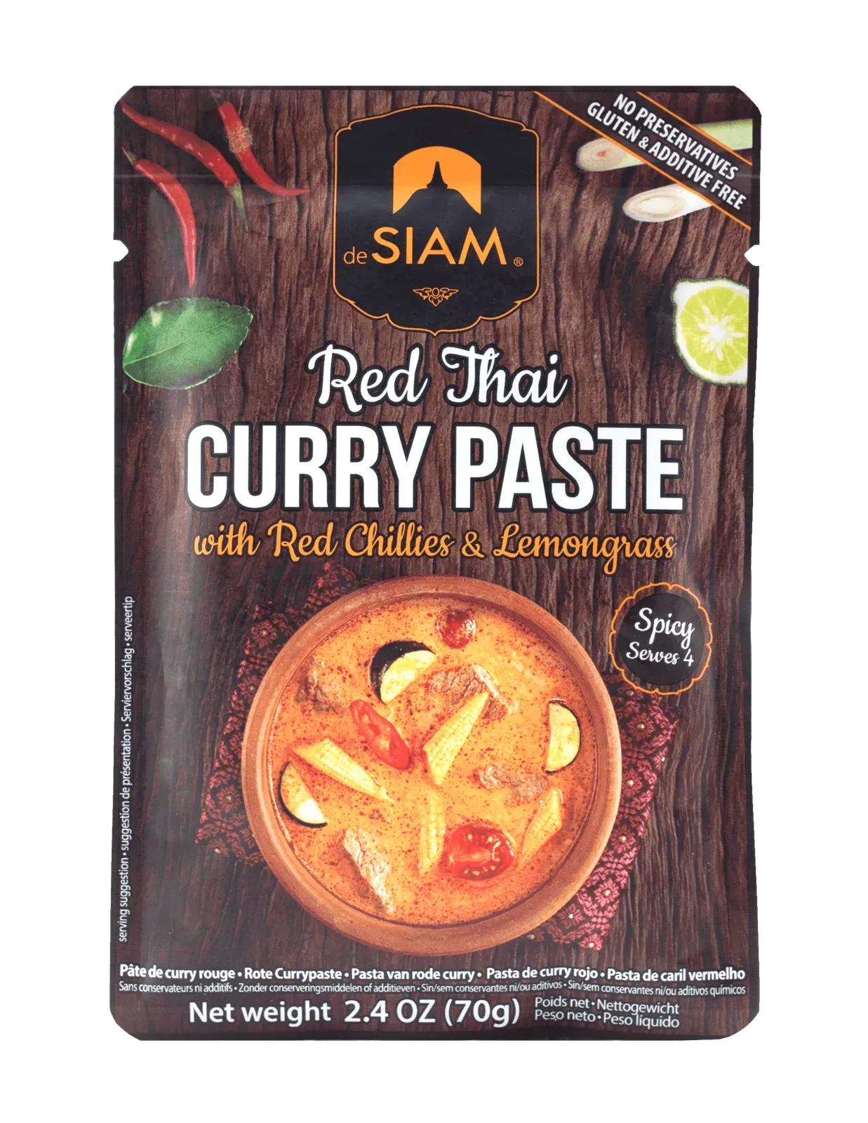DeSiam Red Curry Paste