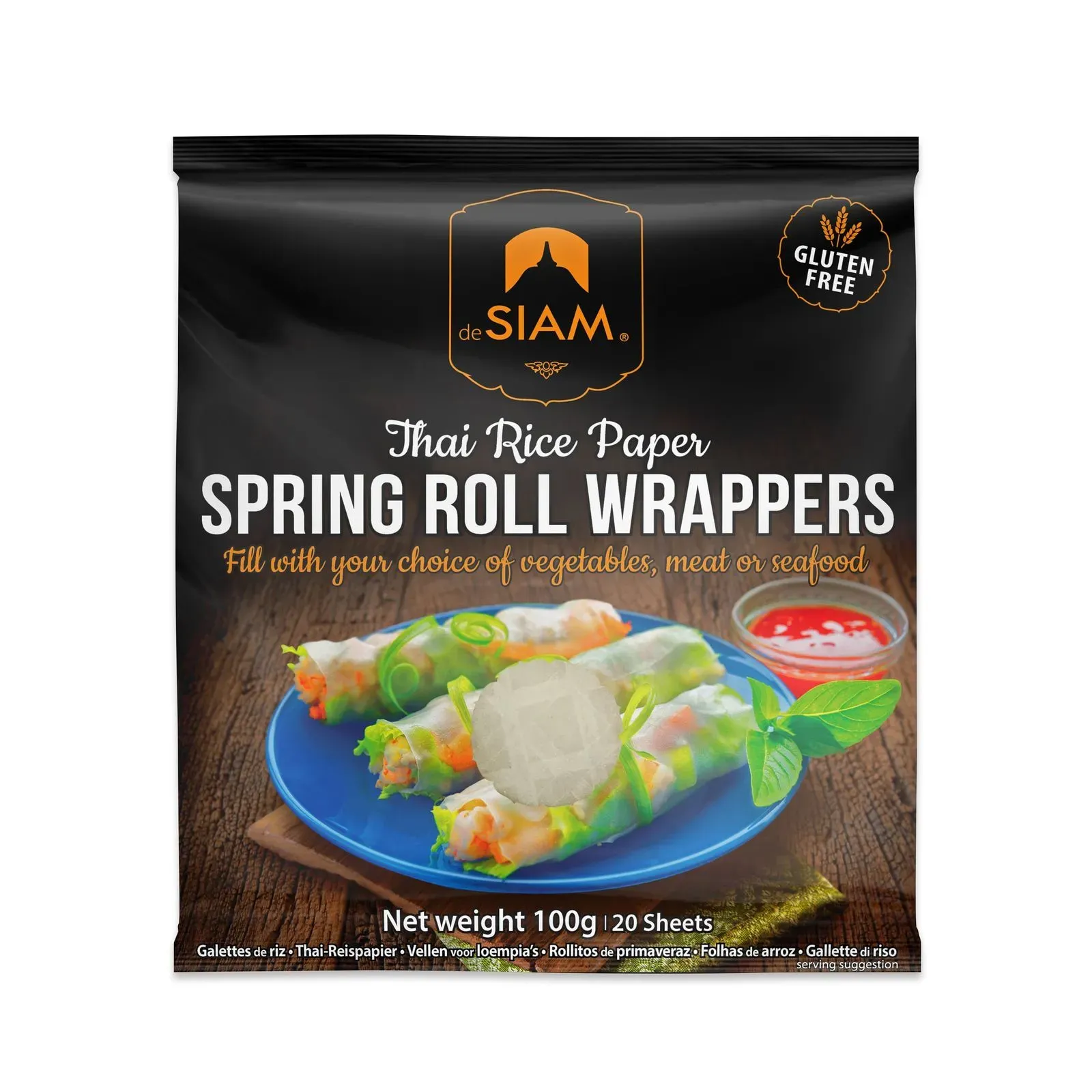 DeSiam Spring Roll Wrappers