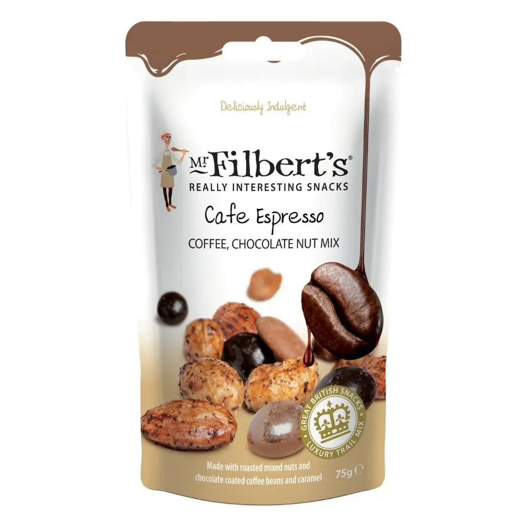 Mr. Filbert's Cafe Espresso Chocolate Nut Mix