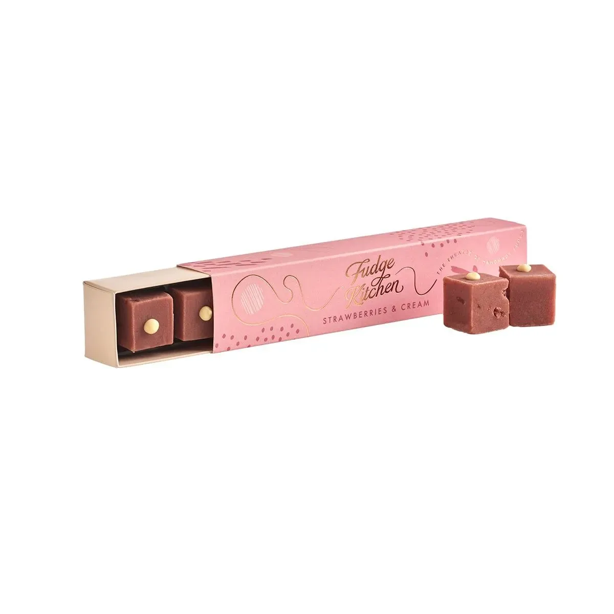 Fudge Kitchen Strawberries & Cream Fudge Slider 6-Piece