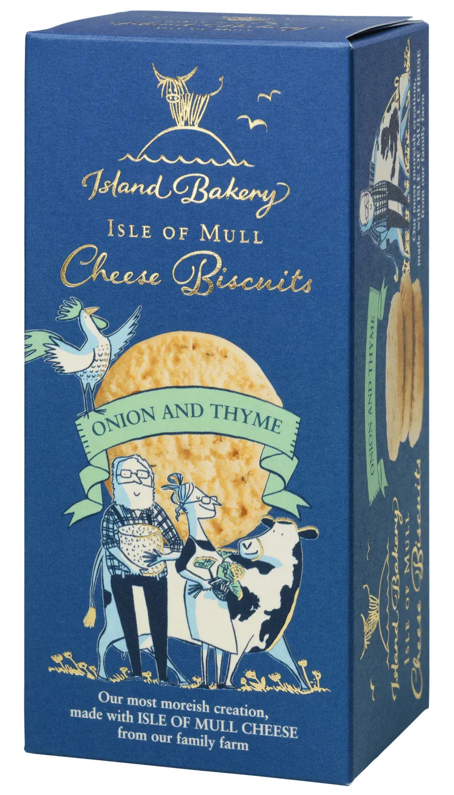 Island Bakery Isle of Mull Cheddar Biscuits with Onion and Thyme