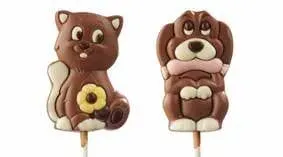 Ickx Cat and Dog Chocolate Lollipops