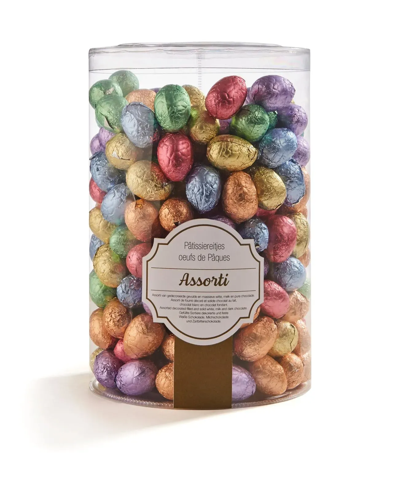 Ickx Bulk Assorted Foil Wrapped Pastel Easter Eggs