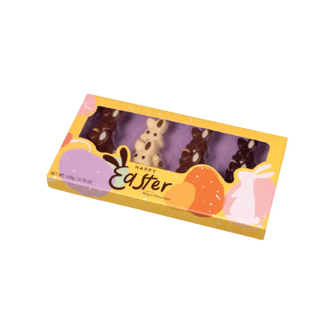 Ickx Easter Gift Box Milk Chocolate Bunnies