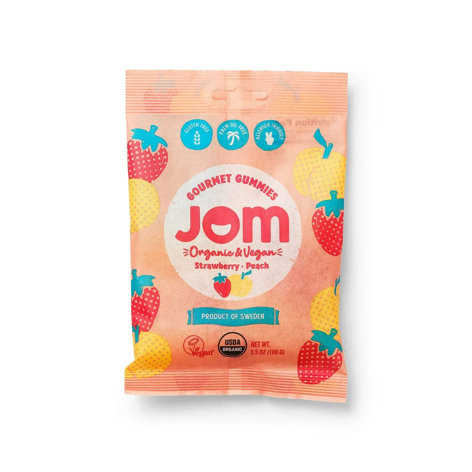 JOM Strawberry & Peach Gummies