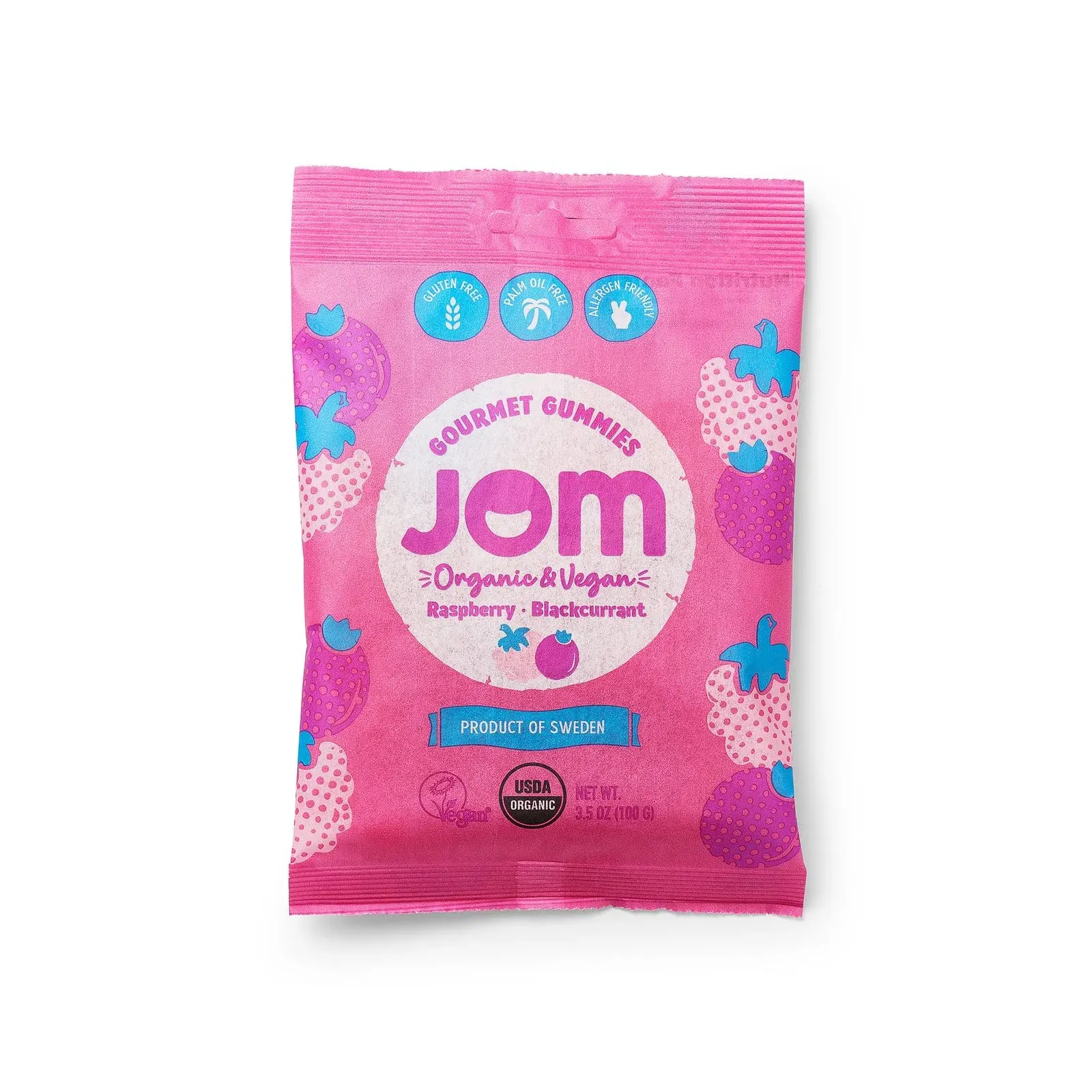 JOM Raspberry & Blackcurrant Gummies