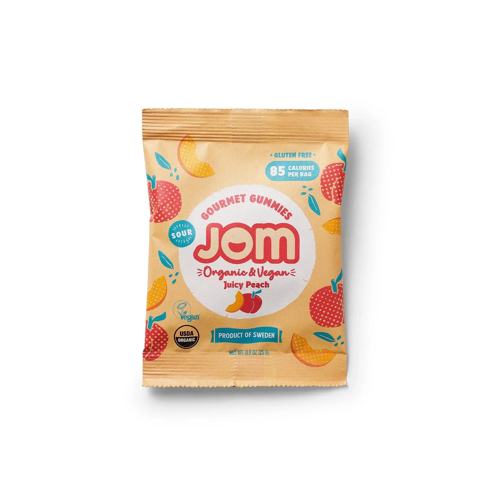 JOM Sour Juicy Peach Gummies