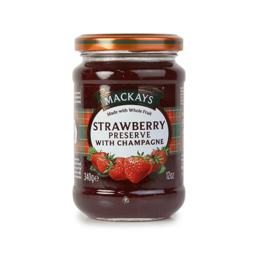 Mackays Strawberry Preserve with Champagne