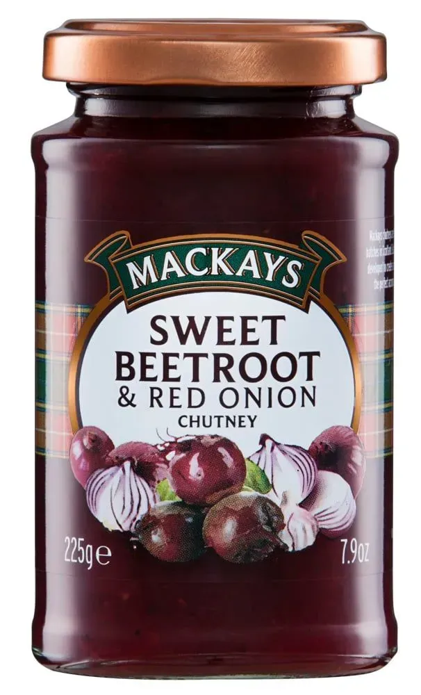 Mackays Sweet Beetroot & Red Onion Chutney