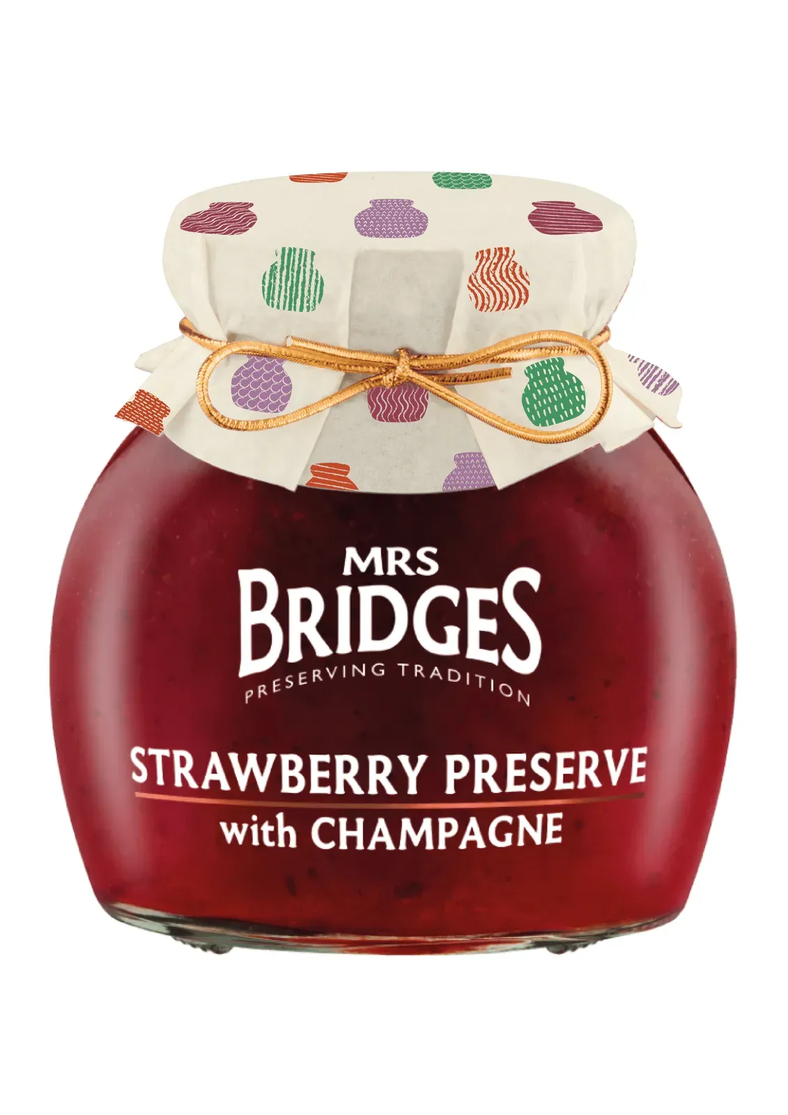 Mrs. Bridges Strawberry Preserve with Champagne