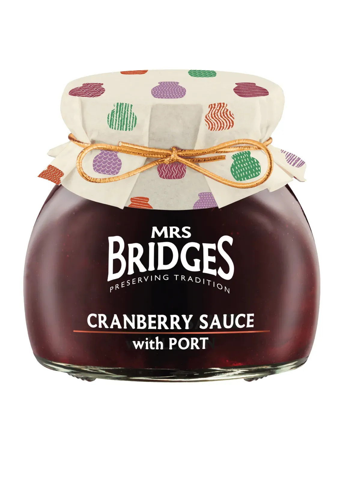 Mrs. Bridges Cranberry Sauce with Port