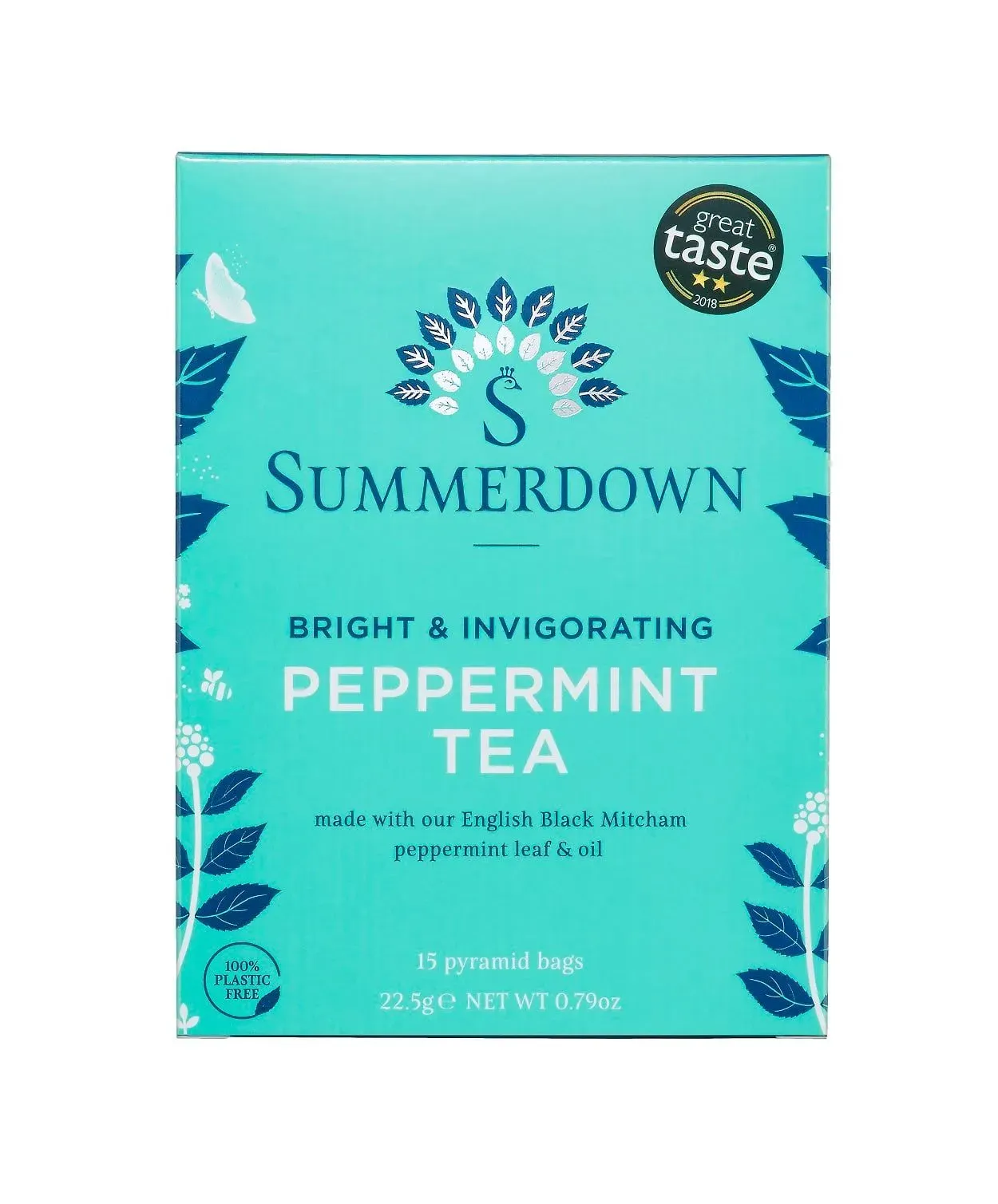 Summerdown English Peppermint Pyramid Tea Bags