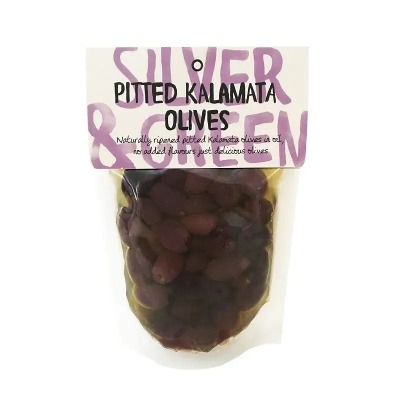Silver & Green Kalamata Olives (Pitted)