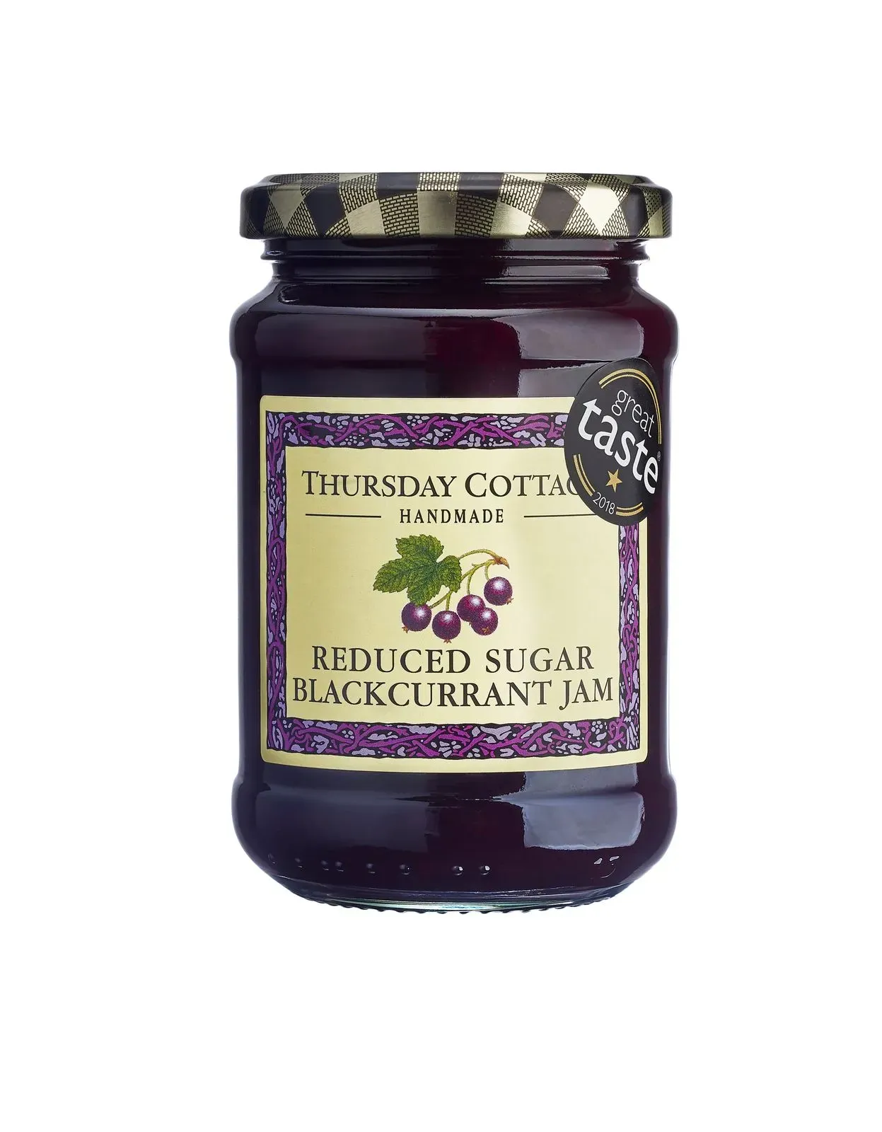 Thursday Cottage Reduced Sugar Blackcurrant Jam