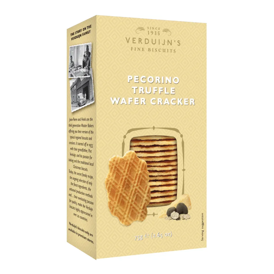 Verduijns Wafers with Truffle and Pecorino