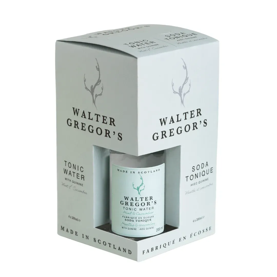 Walter Gregor Mint & Cucumber Tonic Water 4-Pack
