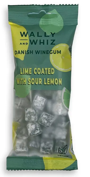 Wally & Whiz Lime Winegum with Sour Lemon Dust Pouch