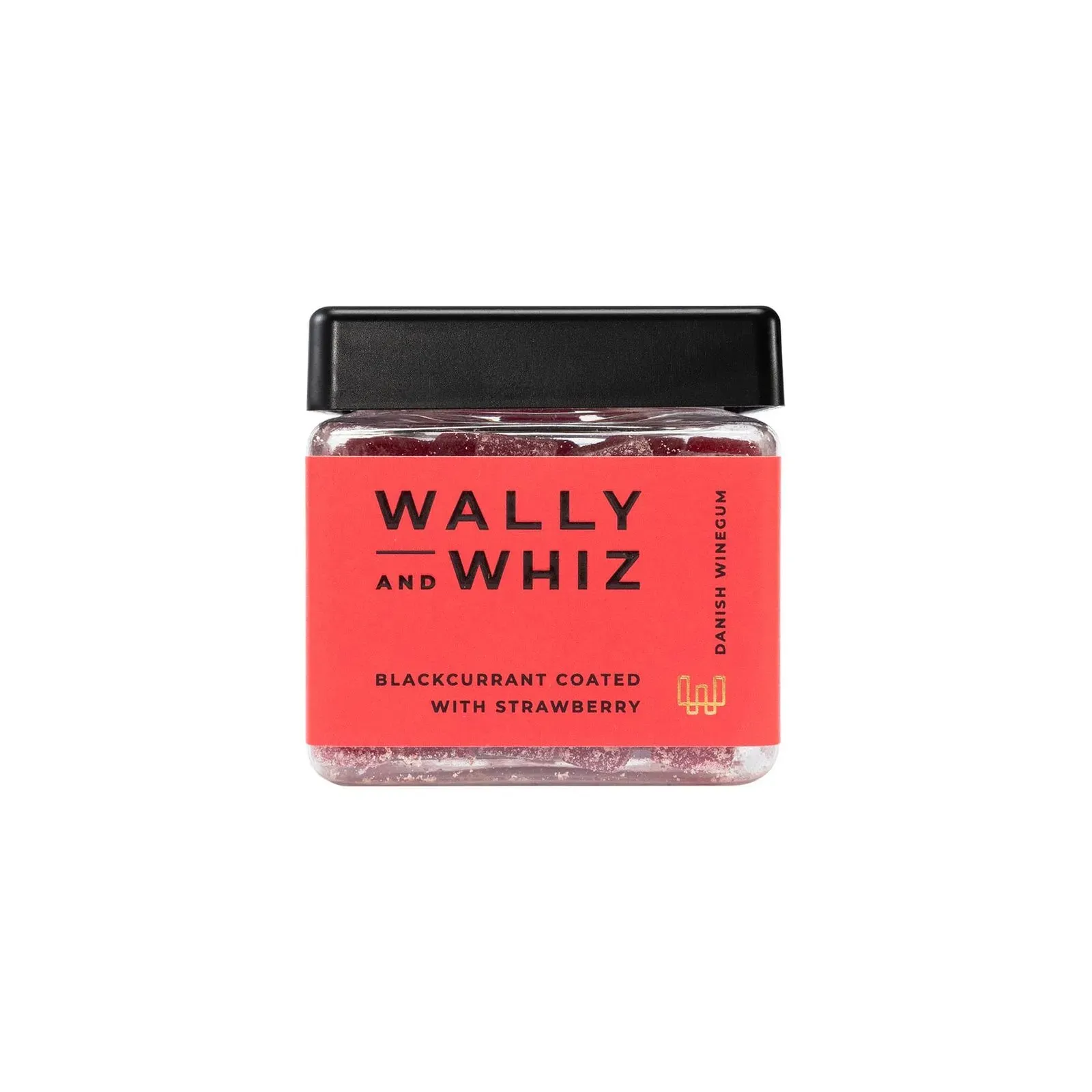 Wally & Whiz Blackcurrant Wine Gums with Strawberry Dust