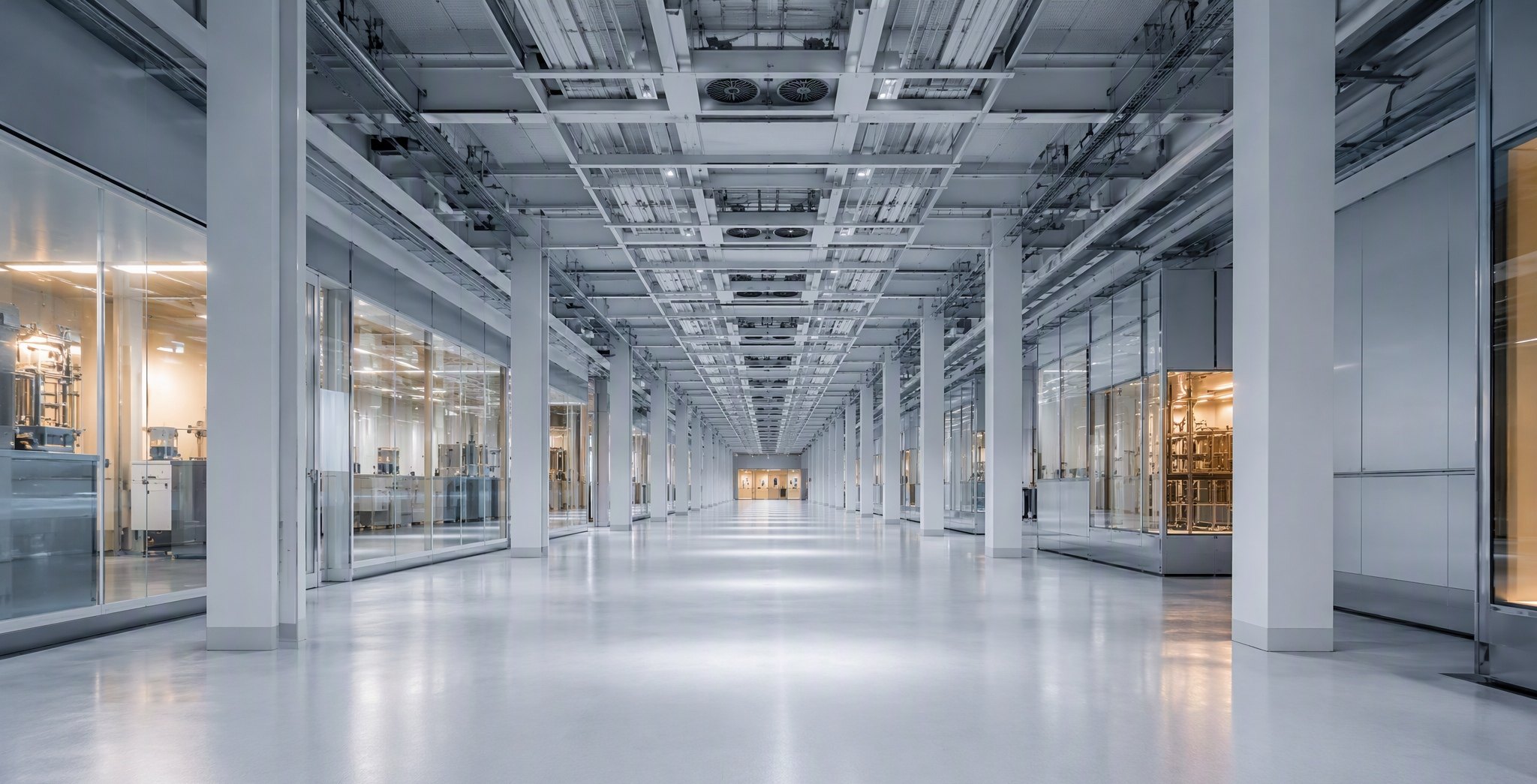 Precise interior of the Helix Fabrication plant