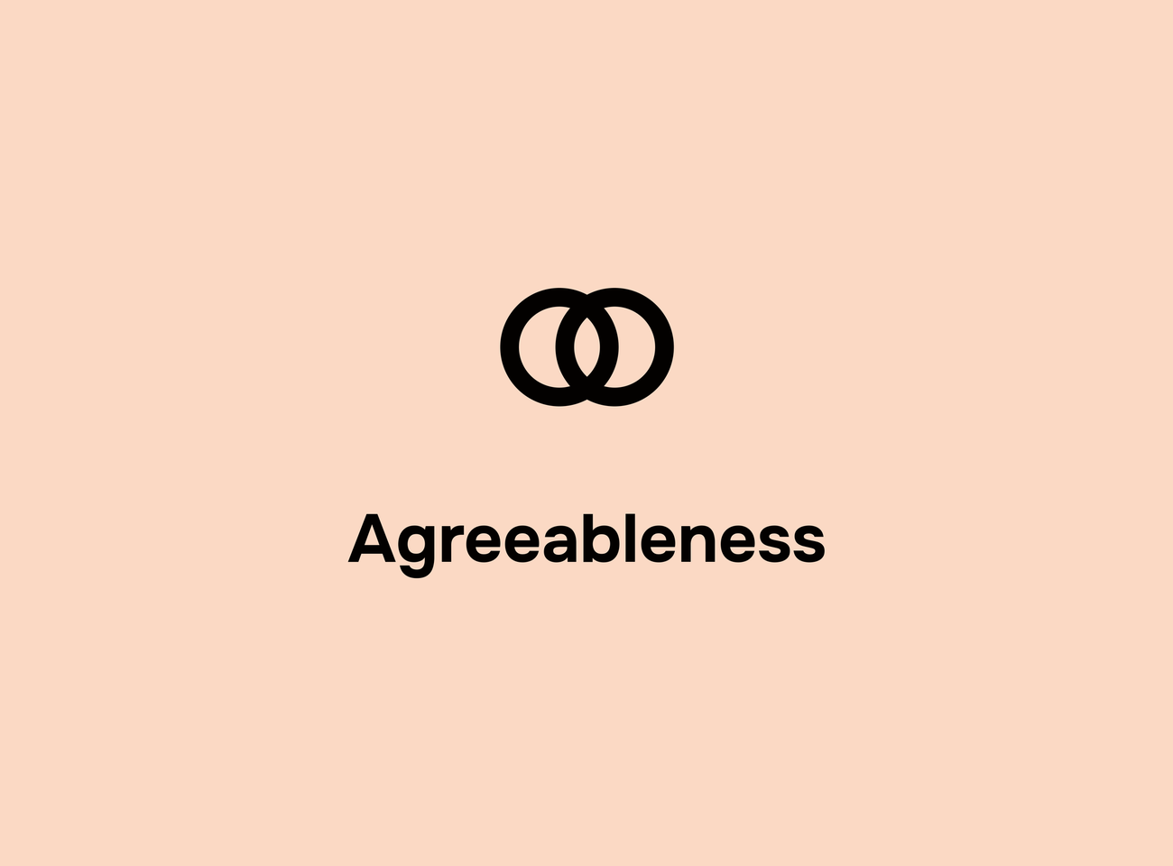 Agreeableness trait icon