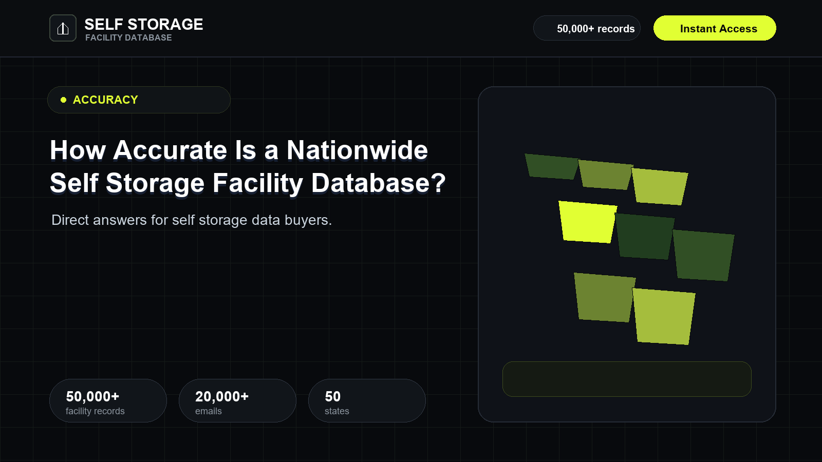 How Accurate Is a Nationwide Self Storage Facility Database?