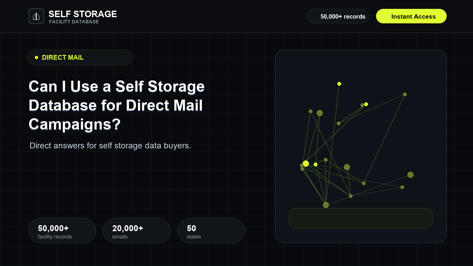 Can I Use a Self Storage Database for Direct Mail Campaigns?