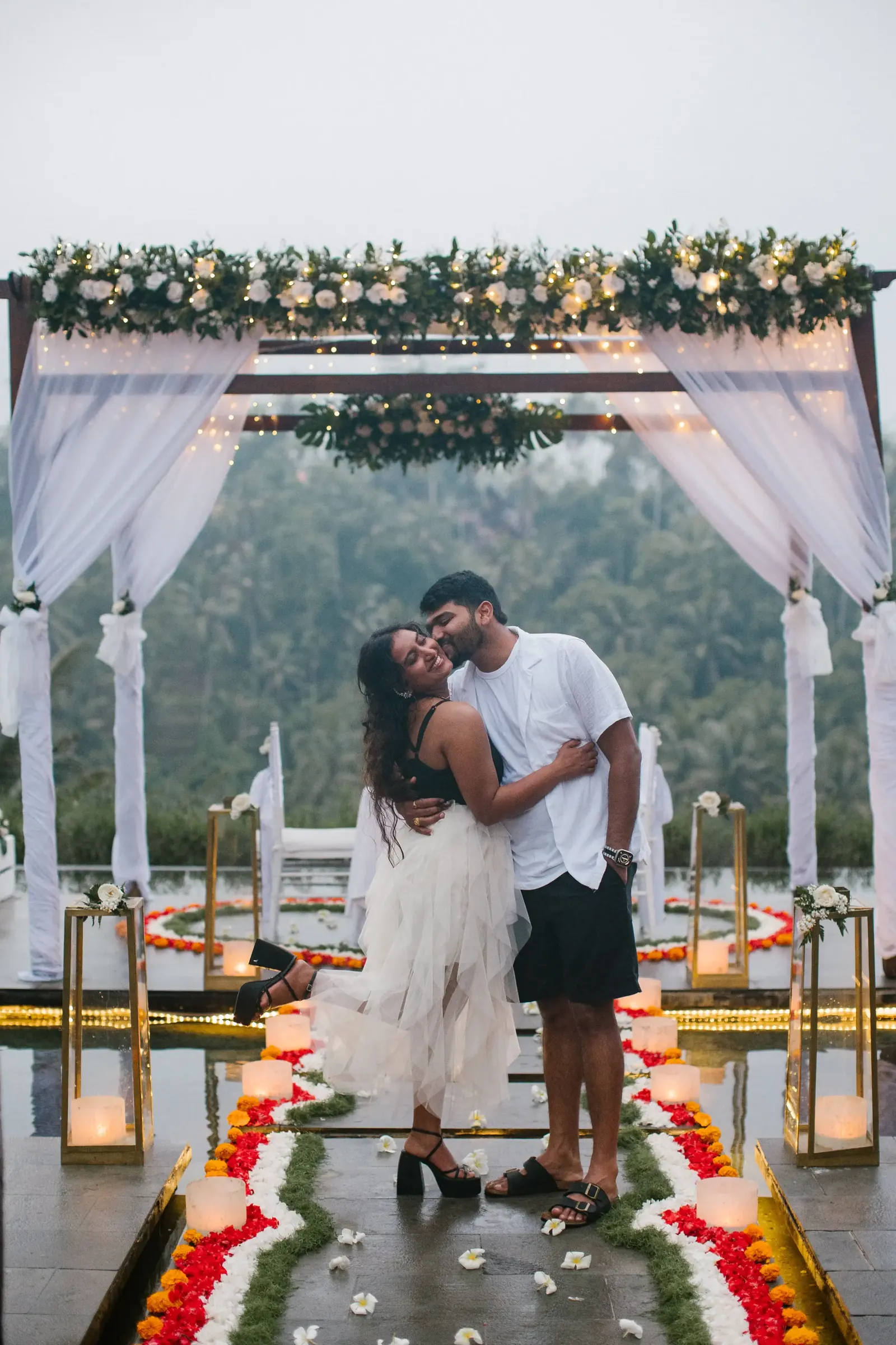 Vow renewal ceremony in Bali
