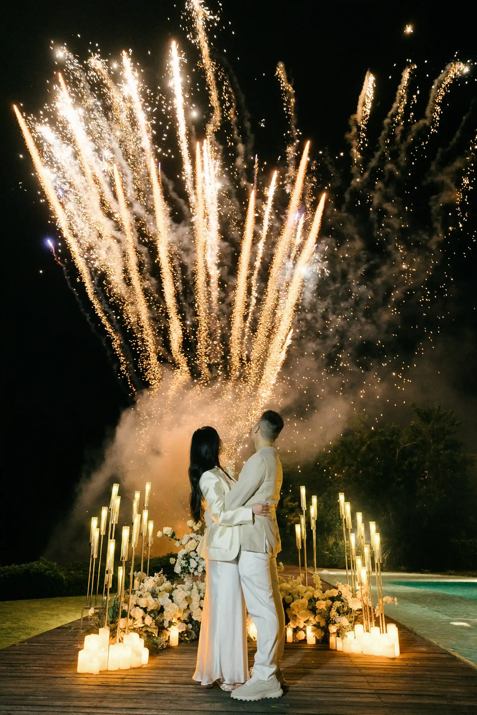 Real wedding in Bali