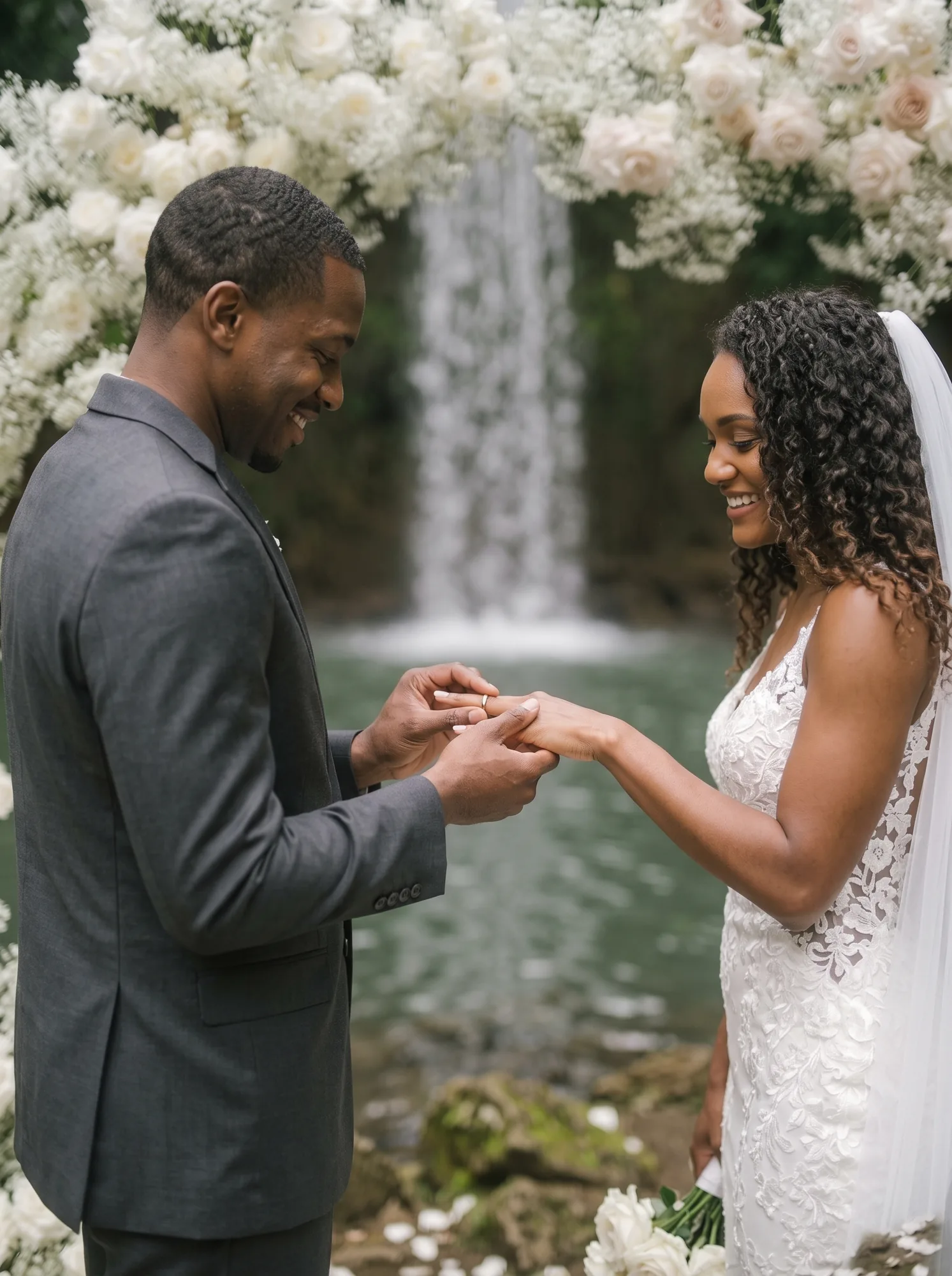 Real wedding in Bali