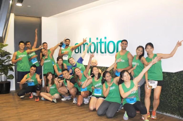 Ambition recruitment run club in Singapore