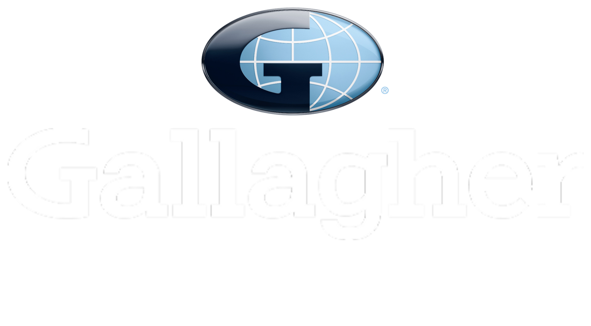 Gallagher Health logo reversed