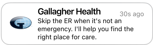 ER notification