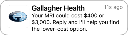 MRI cost notification