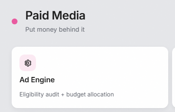 Paid Media module
