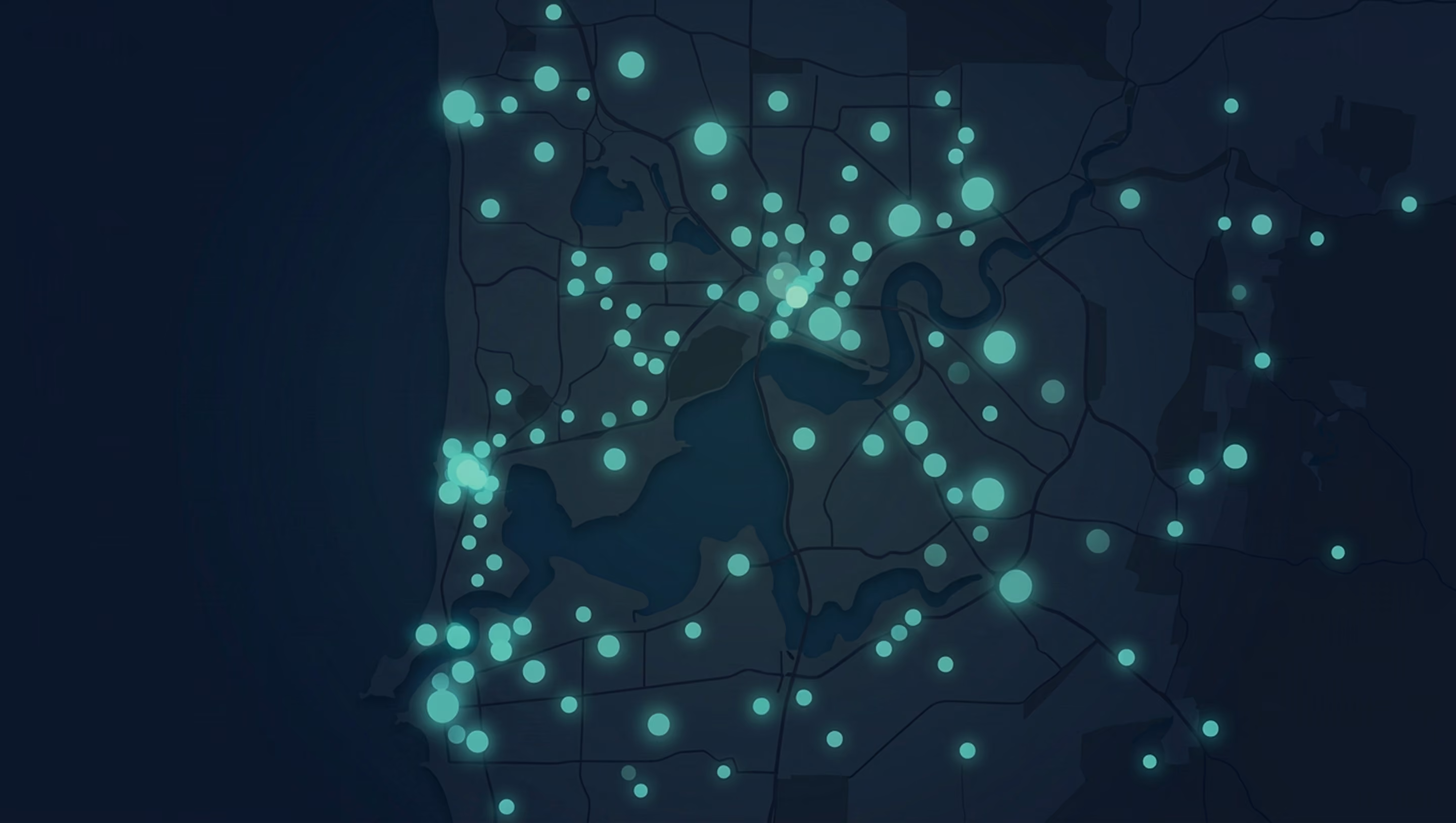 Map of Perth suburbs serviced by KD Removals