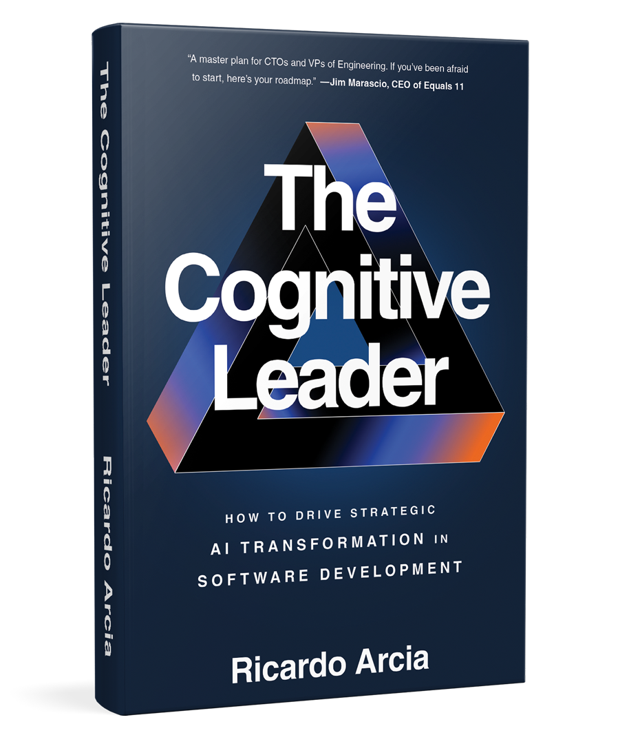 The Cognitive Leader premium hardcover book
