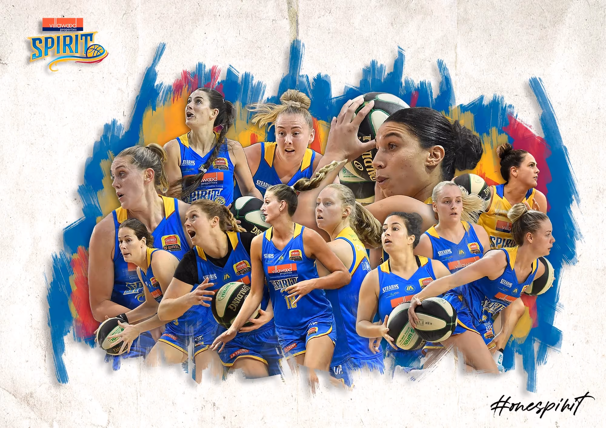 Bendigo Spirit team poster