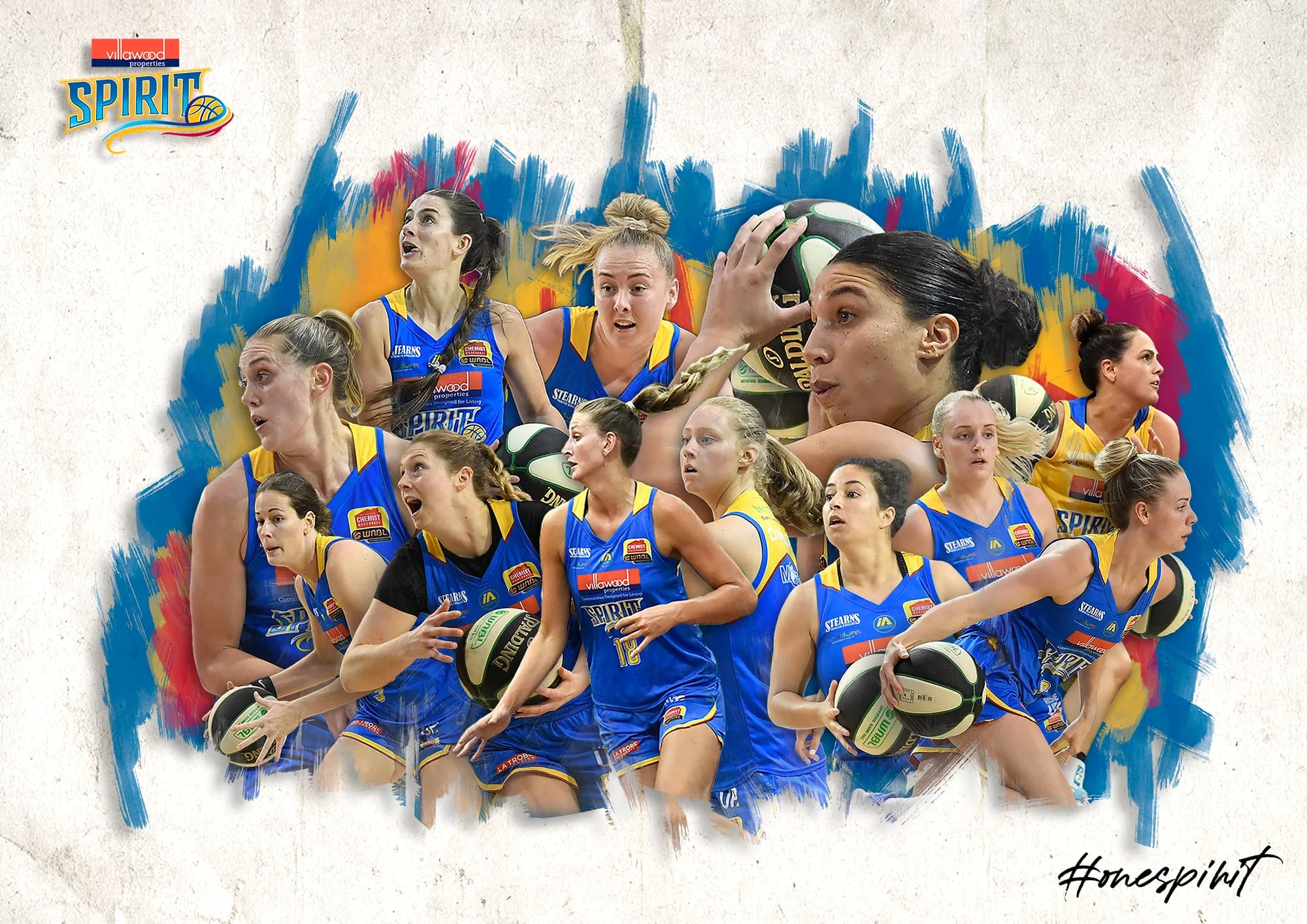 Bendigo Spirit team poster