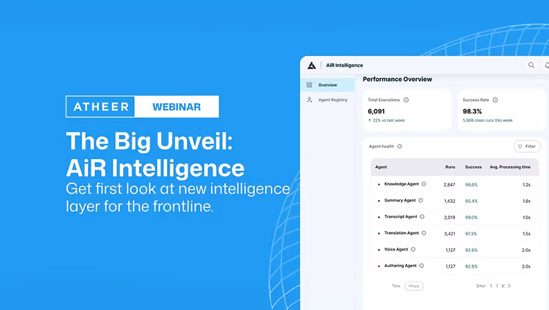 Watch the AiR Intelligence Webinar