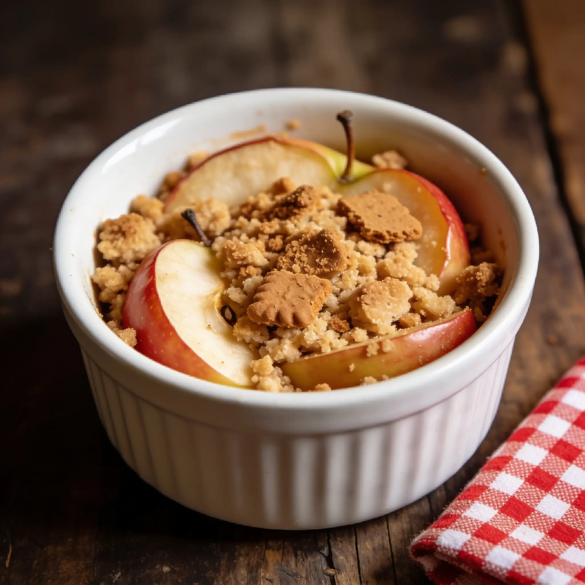 Crumble pomme spéculoos
