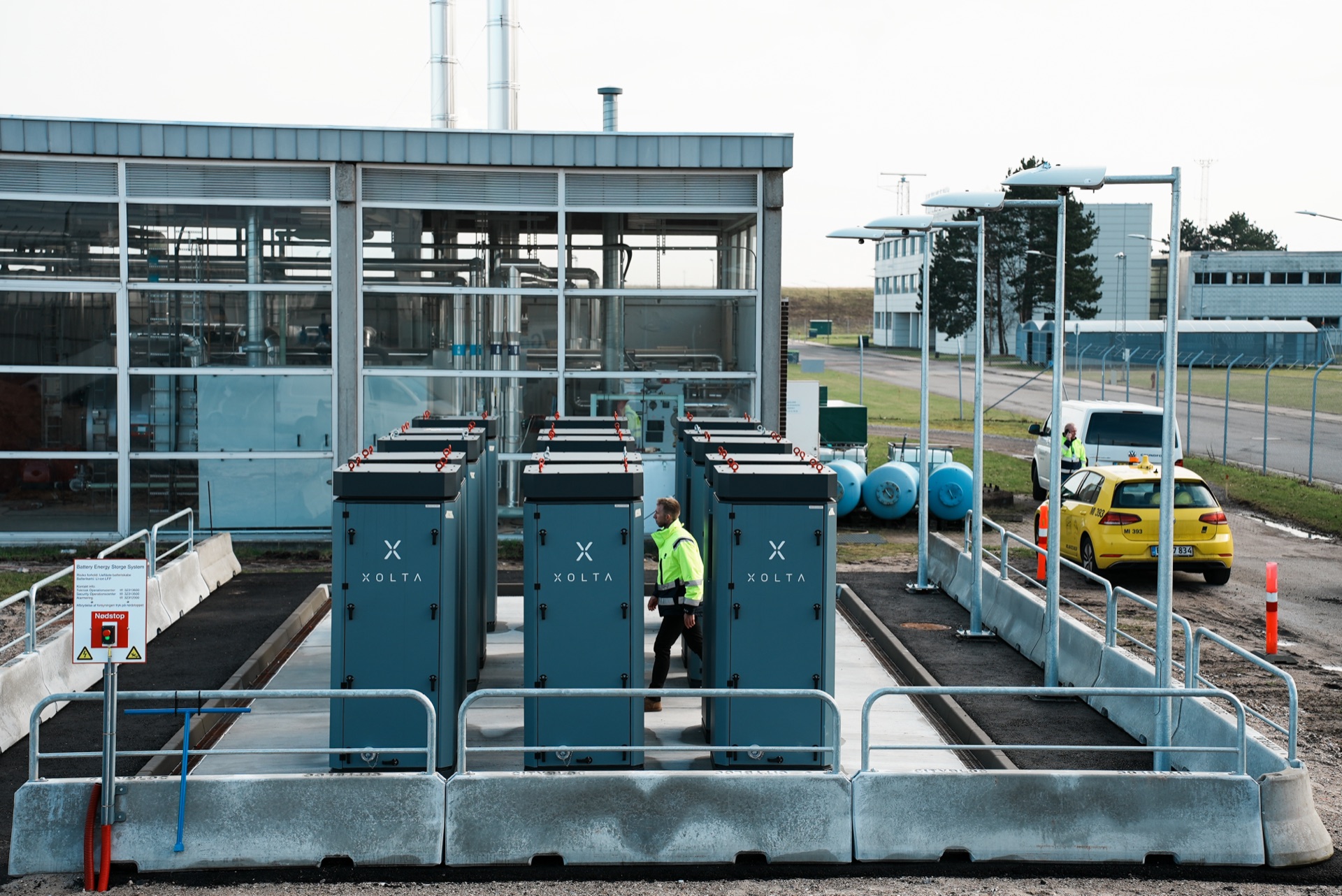 Copenhagen Airport installs large battery for green energy storage
