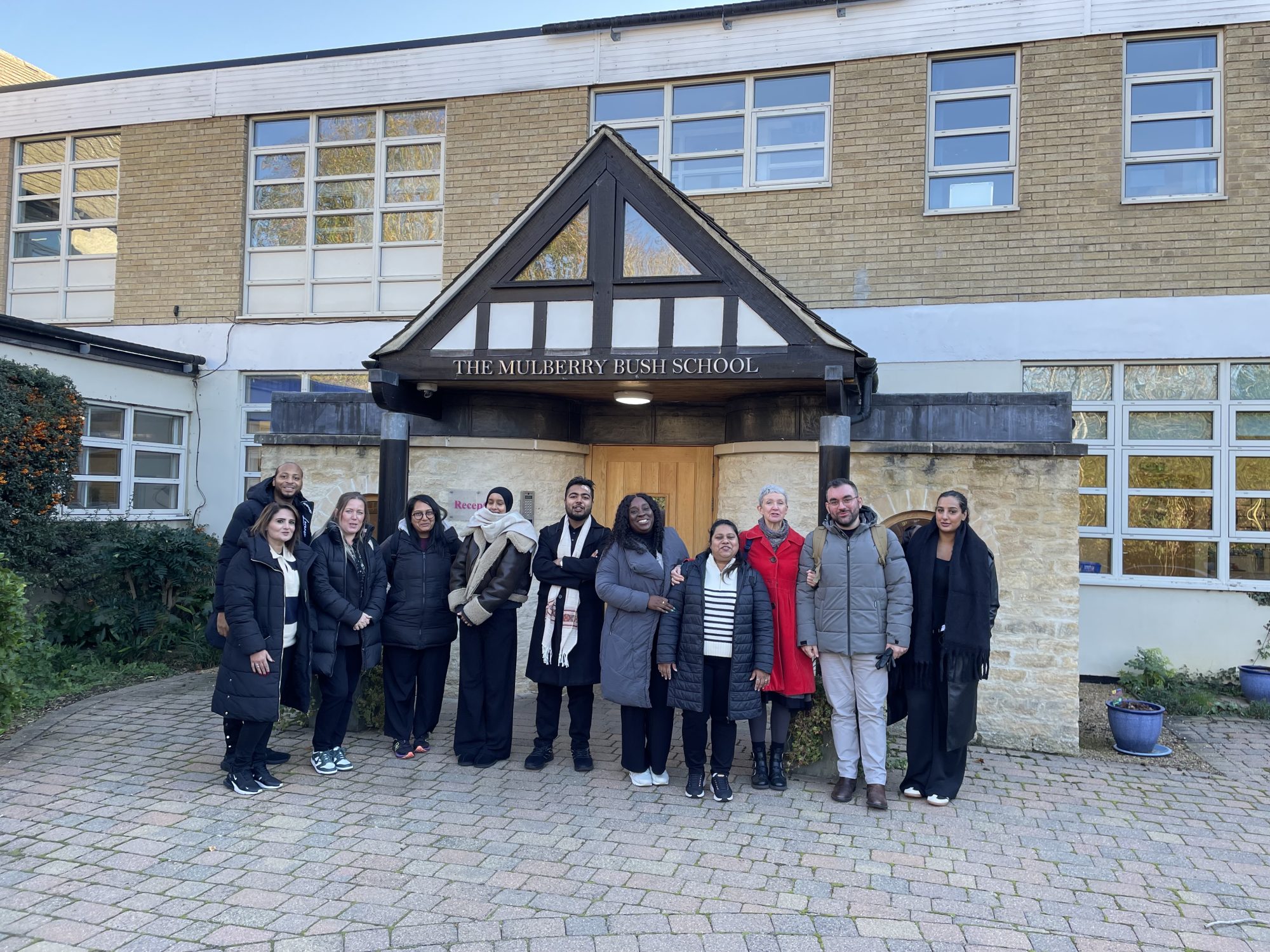The Corner School staff on their visit to The Mulberry Bush School Standlake