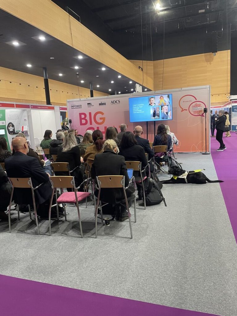 The first Big Chat on the lived experience of support through care into adulthood at the NSCAC conference.