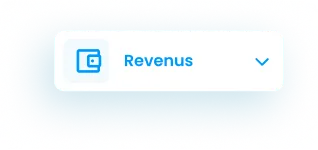 Tableau de bord SaaS - Revenus