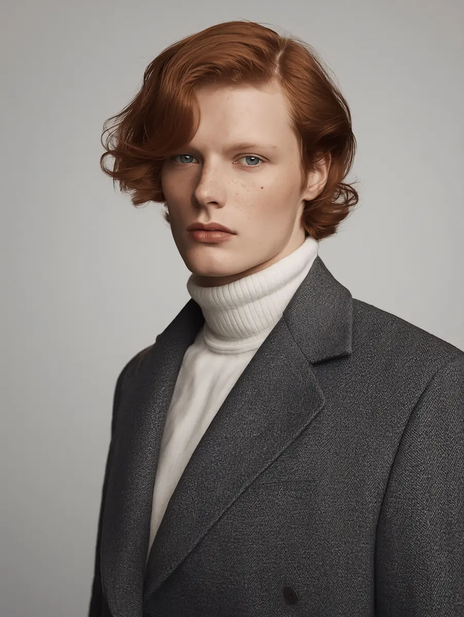 Portrait of a person with red hair